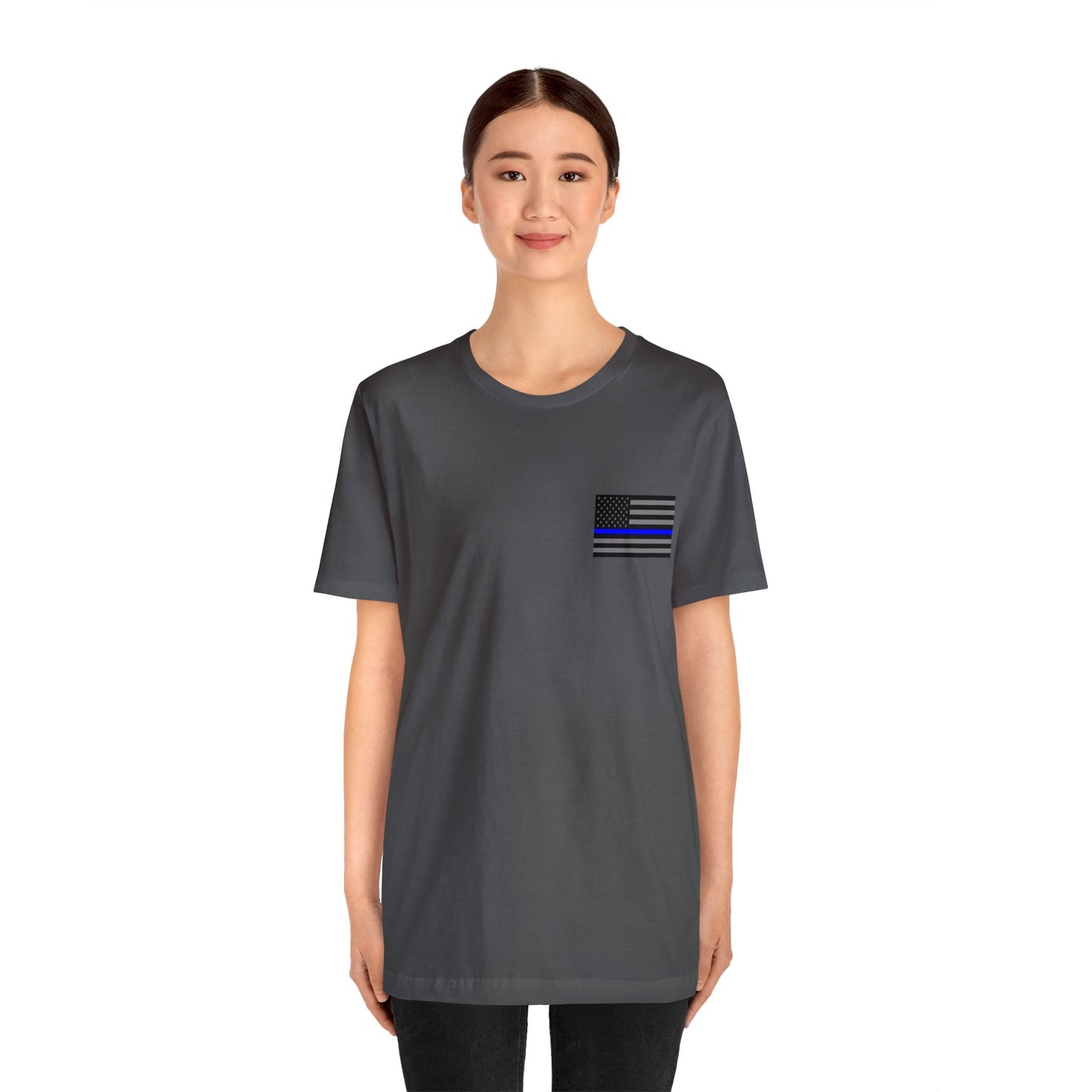 Never Forget Collection (Thin Blue Line) - Unisex Fuser T-shirt