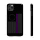 Freedom Collection - (Thin Purple Line) - iPhone Cases