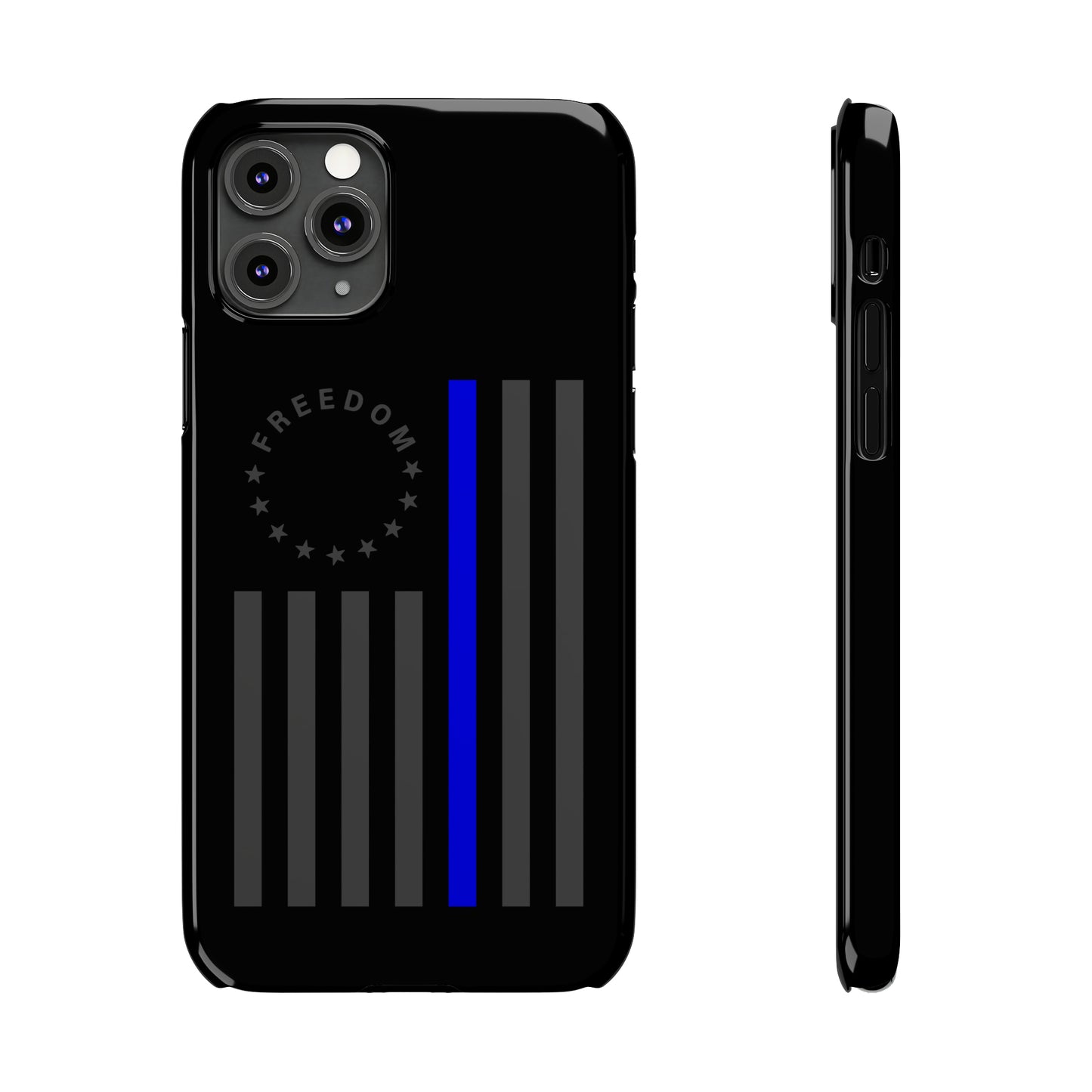 Freedom Collection - (Thin Blue Line) - iPhone Cases