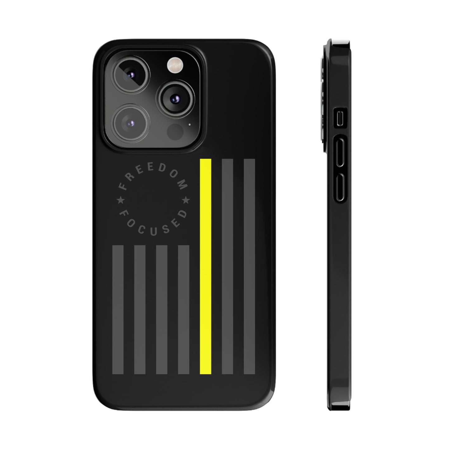 Freedom Collection (Thin Yellow Line) - iPhone Cases