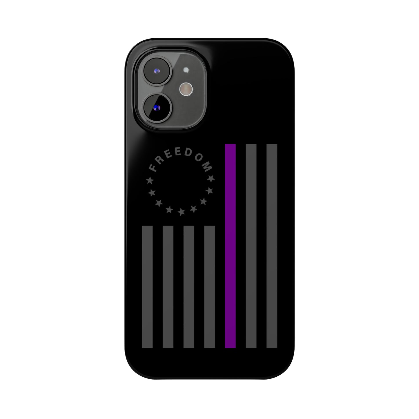 Freedom Collection - (Thin Purple Line) - iPhone Cases