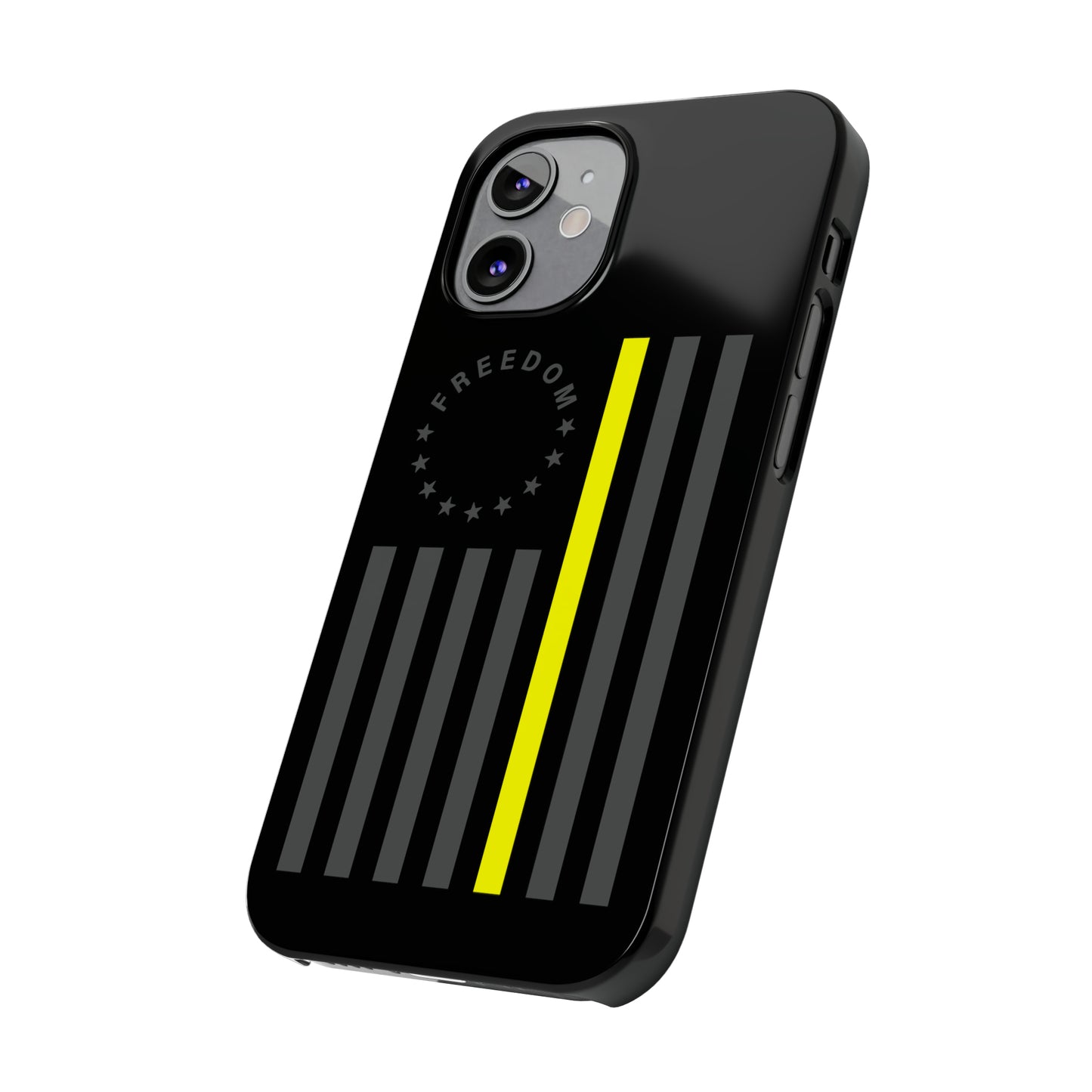 Freedom Collection - (Thin Yellow Line) - iPhone Cases