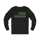 Never Forget Collection (Thin Green Line) - Unisex Jersey Long Sleeve Tee