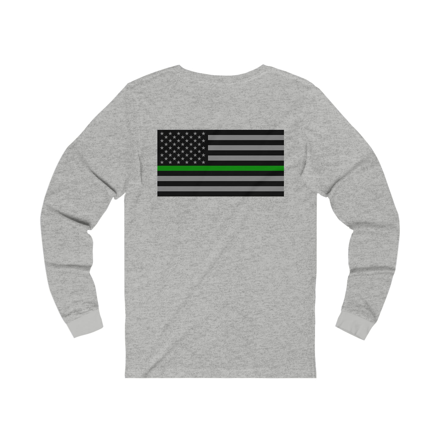 Never Forget Collection (Thin Green Line) - Unisex Jersey Long Sleeve Tee