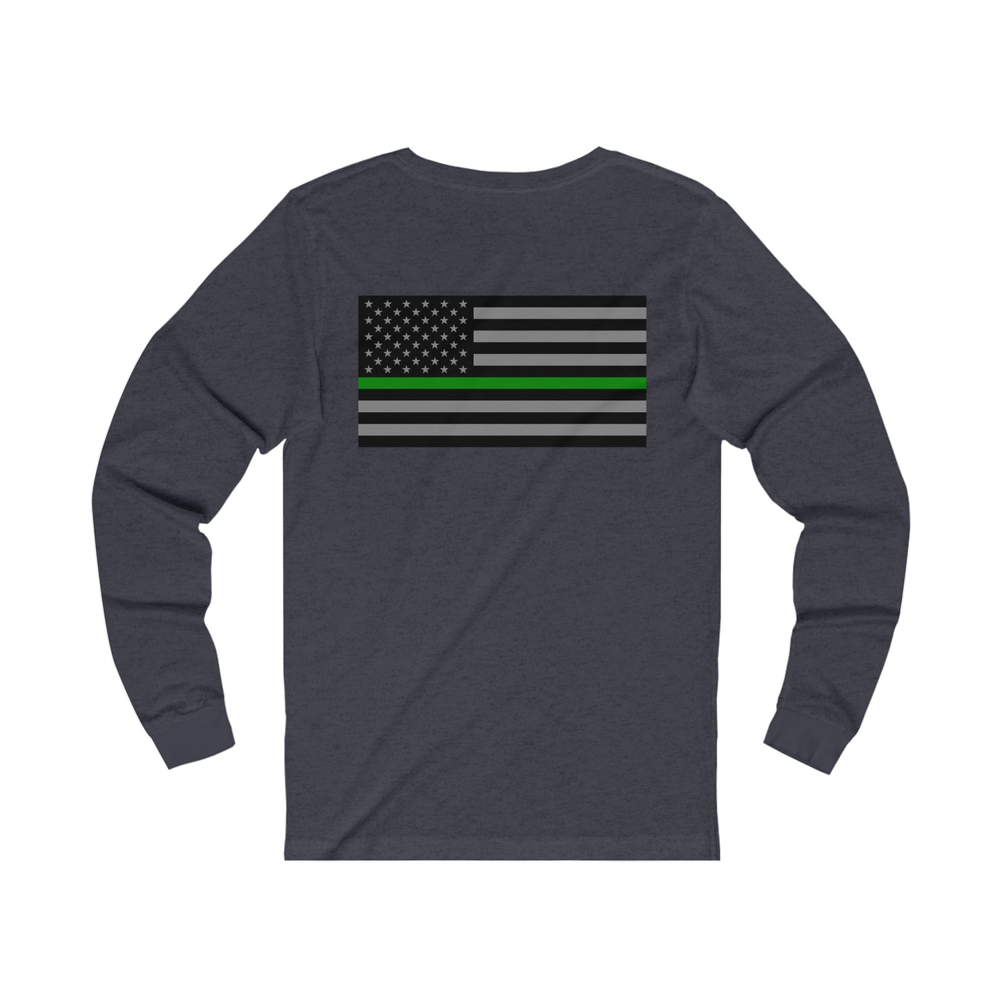 Never Forget Collection (Thin Green Line) - Unisex Jersey Long Sleeve Tee