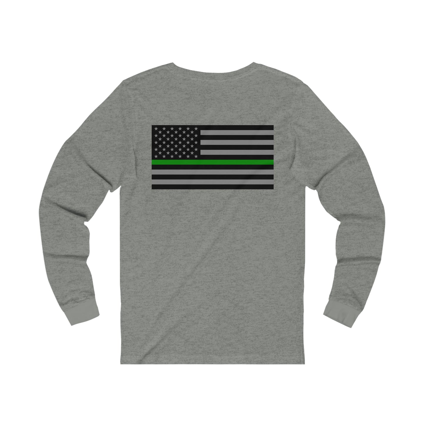 Never Forget Collection (Thin Green Line) - Unisex Jersey Long Sleeve Tee