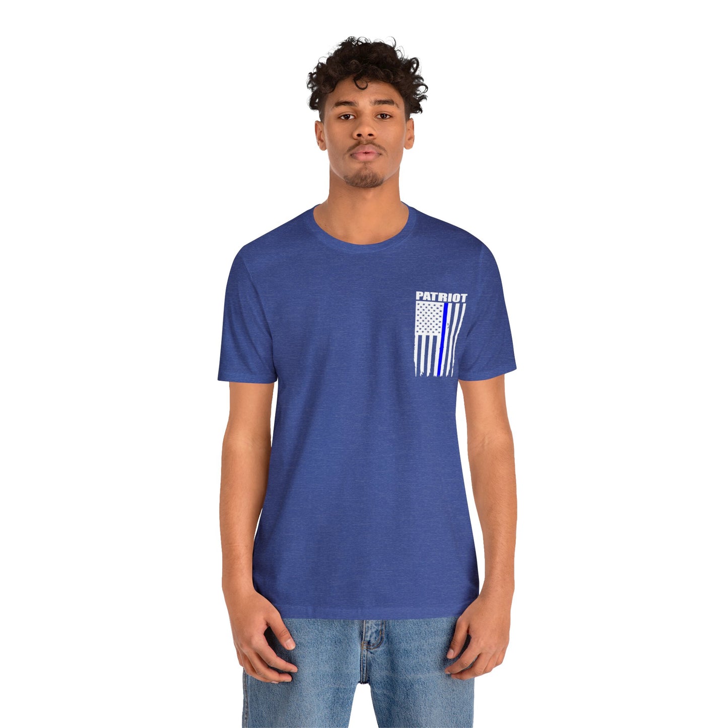 Patriot Collection (Thin Blue Line) - Unisex Fuser T-shirt