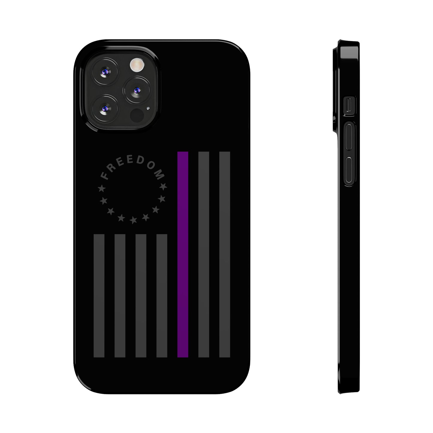 Freedom Collection - (Thin Purple Line) - iPhone Cases