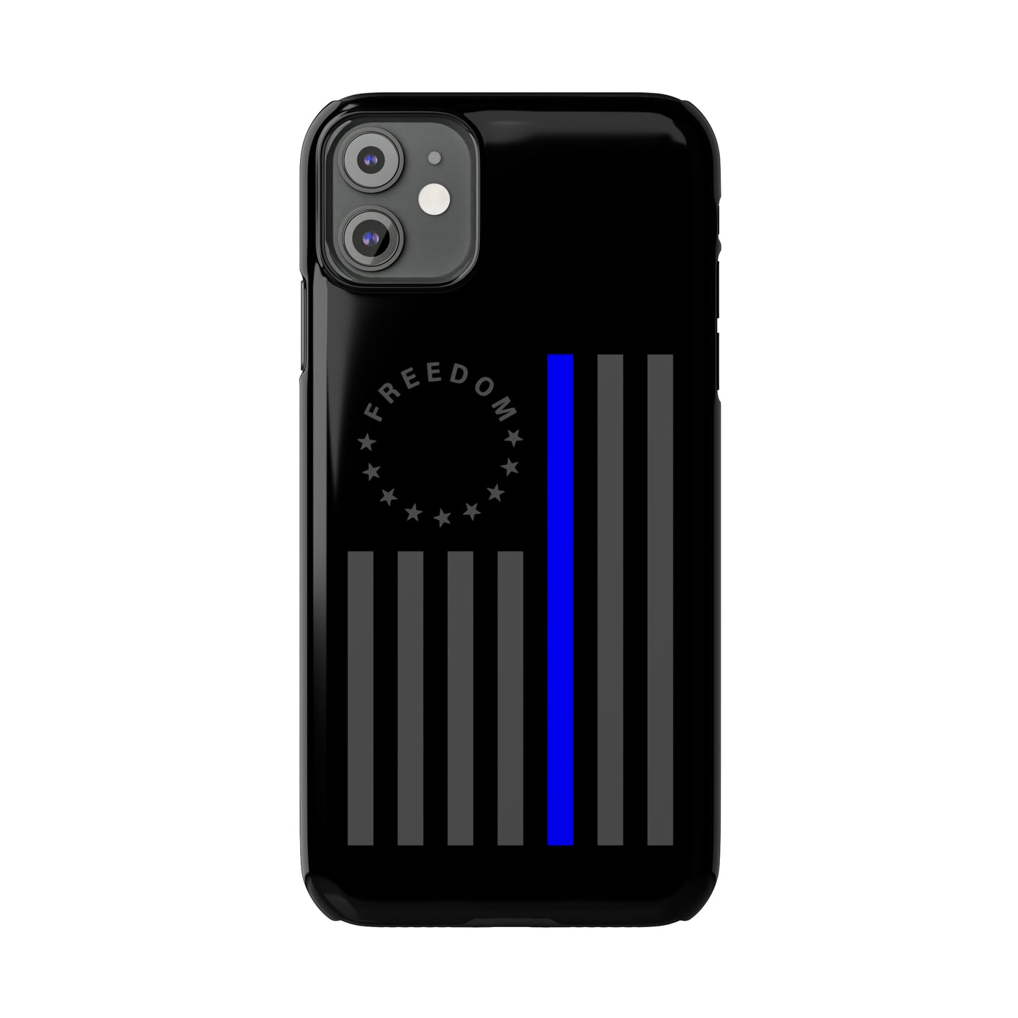 Freedom Collection - (Thin Blue Line) - iPhone Cases