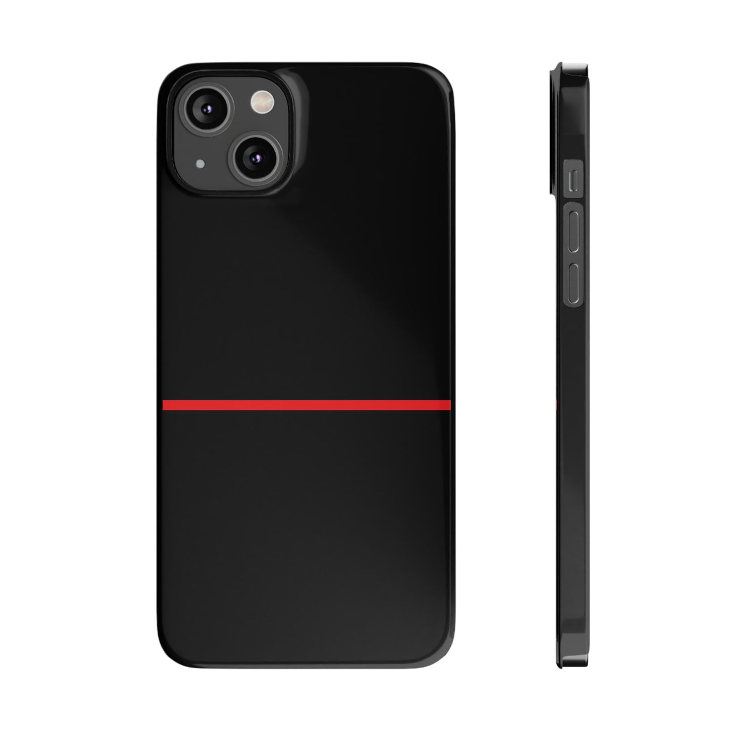 Thin Line Collection (Thin Red Line) - iPhone Cases