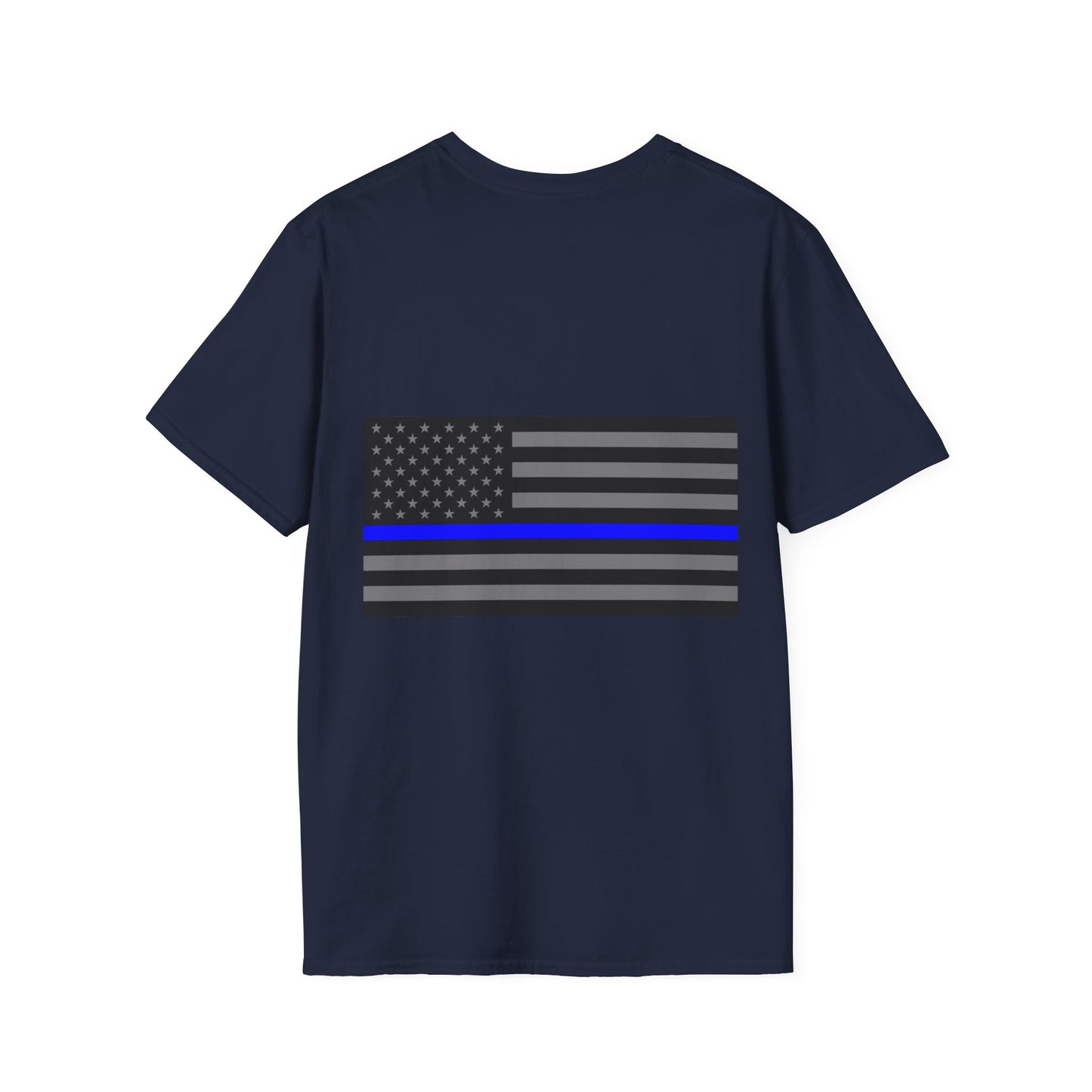 Never Forget Collection (Thin Blue Line) - Unisex Softstyle T-Shirt