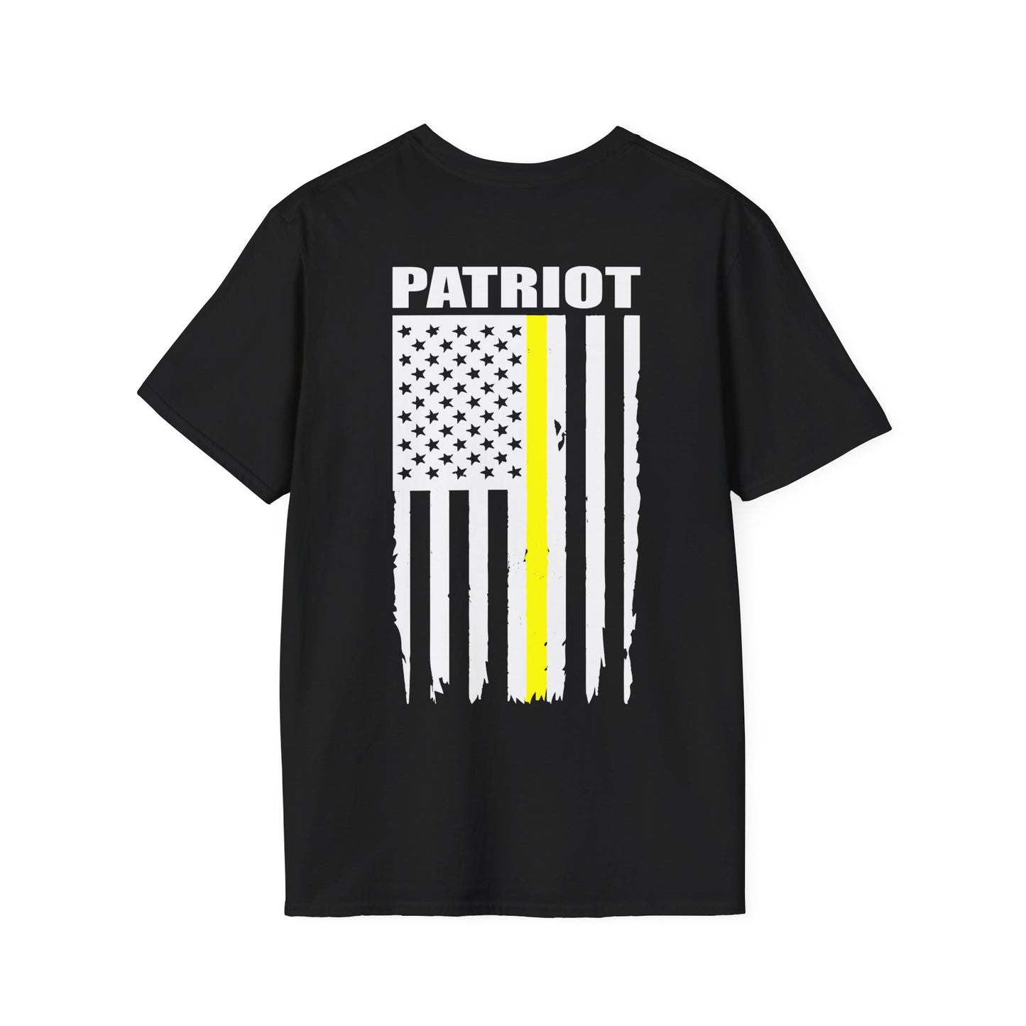 Patriot Collection (Thin Yellow Line) - Unisex Softstyle T-Shirt