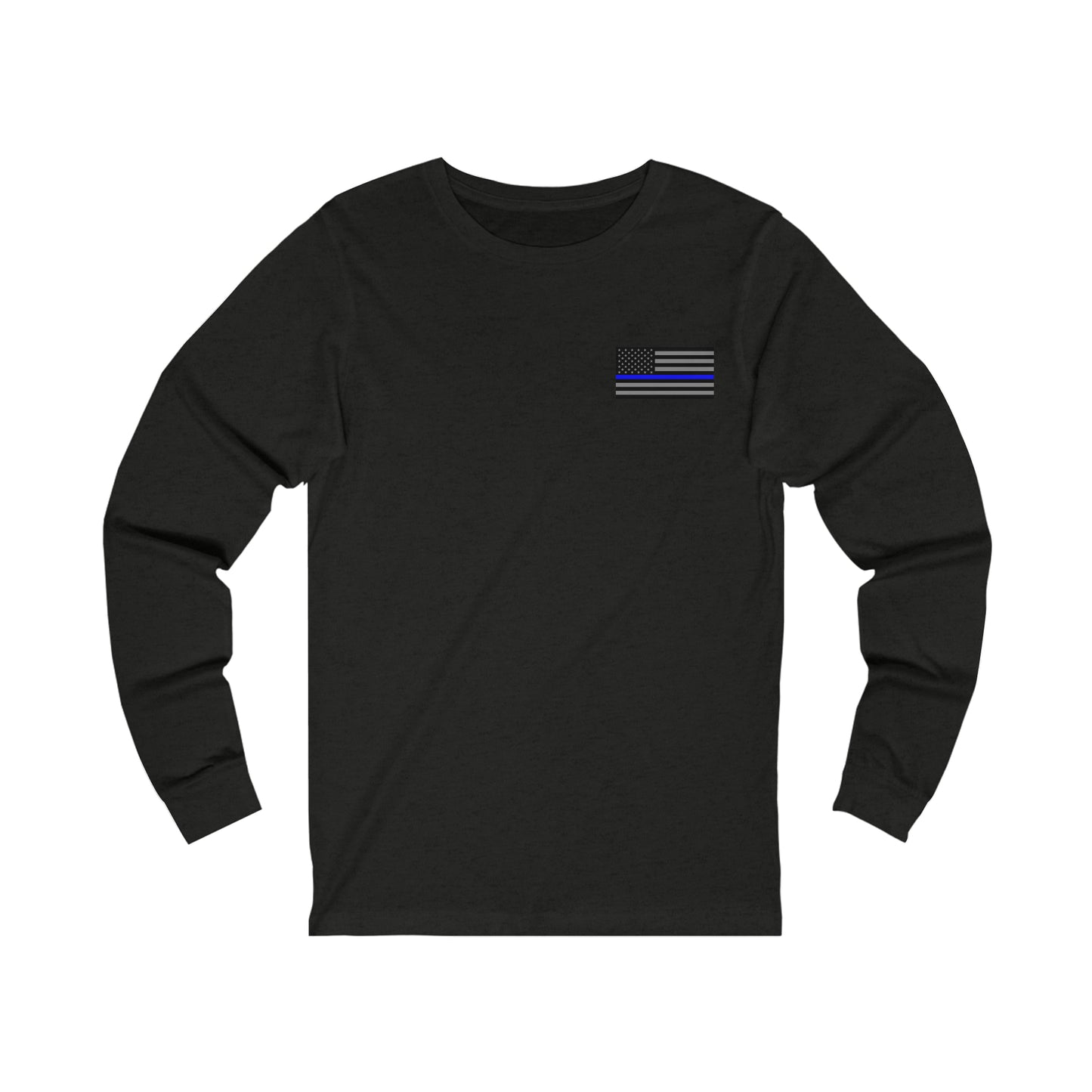 Never Forget Collection (Thin Blue Line) - Unisex Jersey Long Sleeve Tee