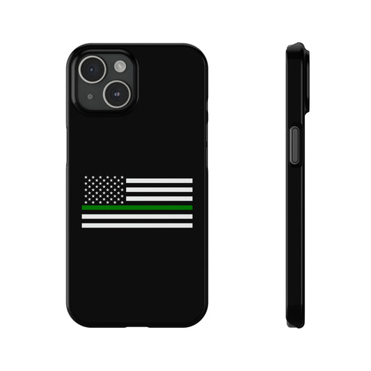 Standard Collection (Thin Green Line) - iPhone Cases