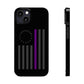 Freedom Collection - (Thin Purple Line) - iPhone Cases