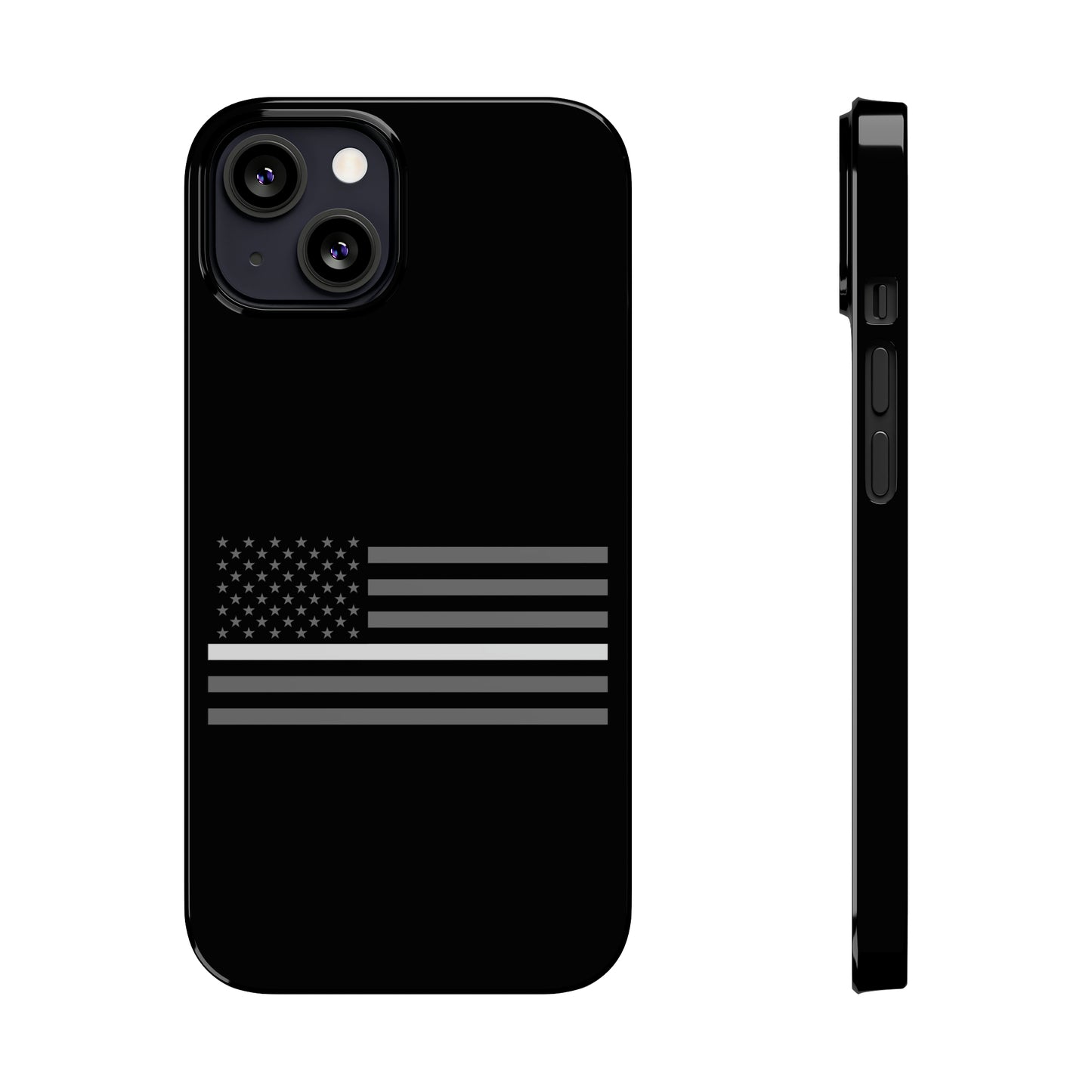 Never Forget Collection (Thin White Line) - iPhone Cases