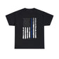 Unisex Heavy Cotton Tee - Thin Blue Line