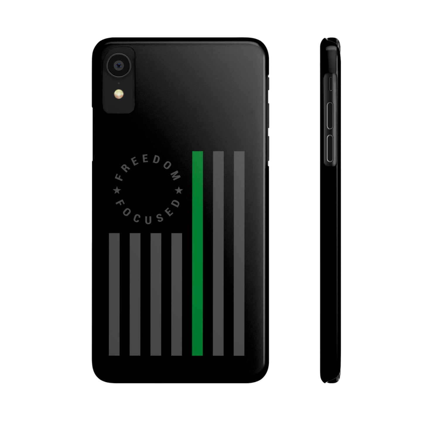 Freedom Collection (Thin Green Line) - iPhone Cases