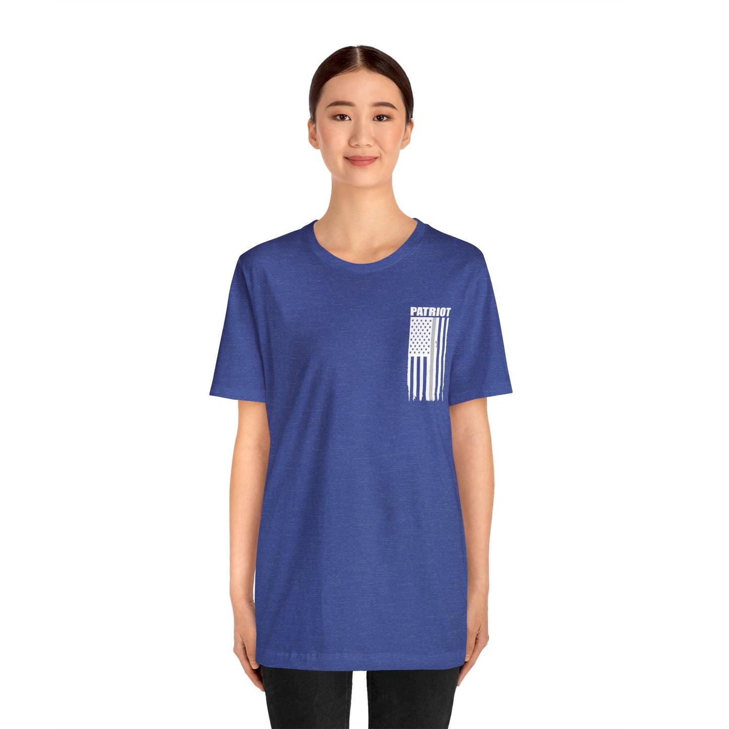 Patriot Collection (Thin Silver Line) - Unisex Fuser T-shirt