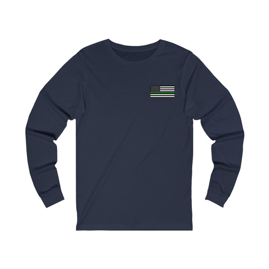 Standard Collection (Thin Green Line) - Unisex Jersey Long Sleeve Tee