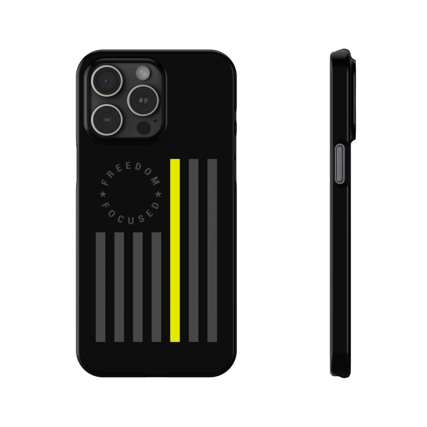 Freedom Collection (Thin Yellow Line) - iPhone Cases