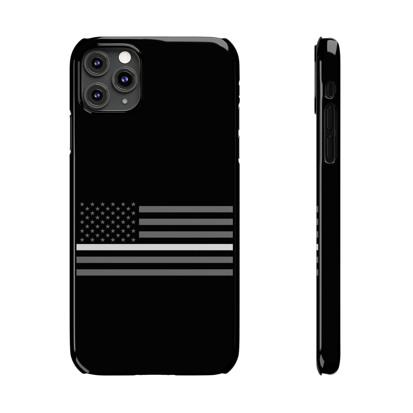 Never Forget Collection (Thin White Line) - iPhone Cases