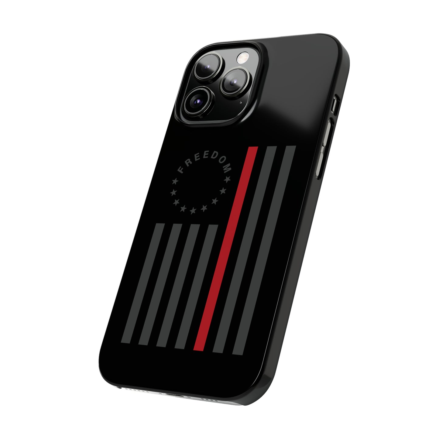 Freedom Collection - (Thin Red Line) - iPhone Cases