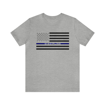 Classic Collection - Thin Blue Line (Discipline) - Unisex Jersey Short Sleeve Tee