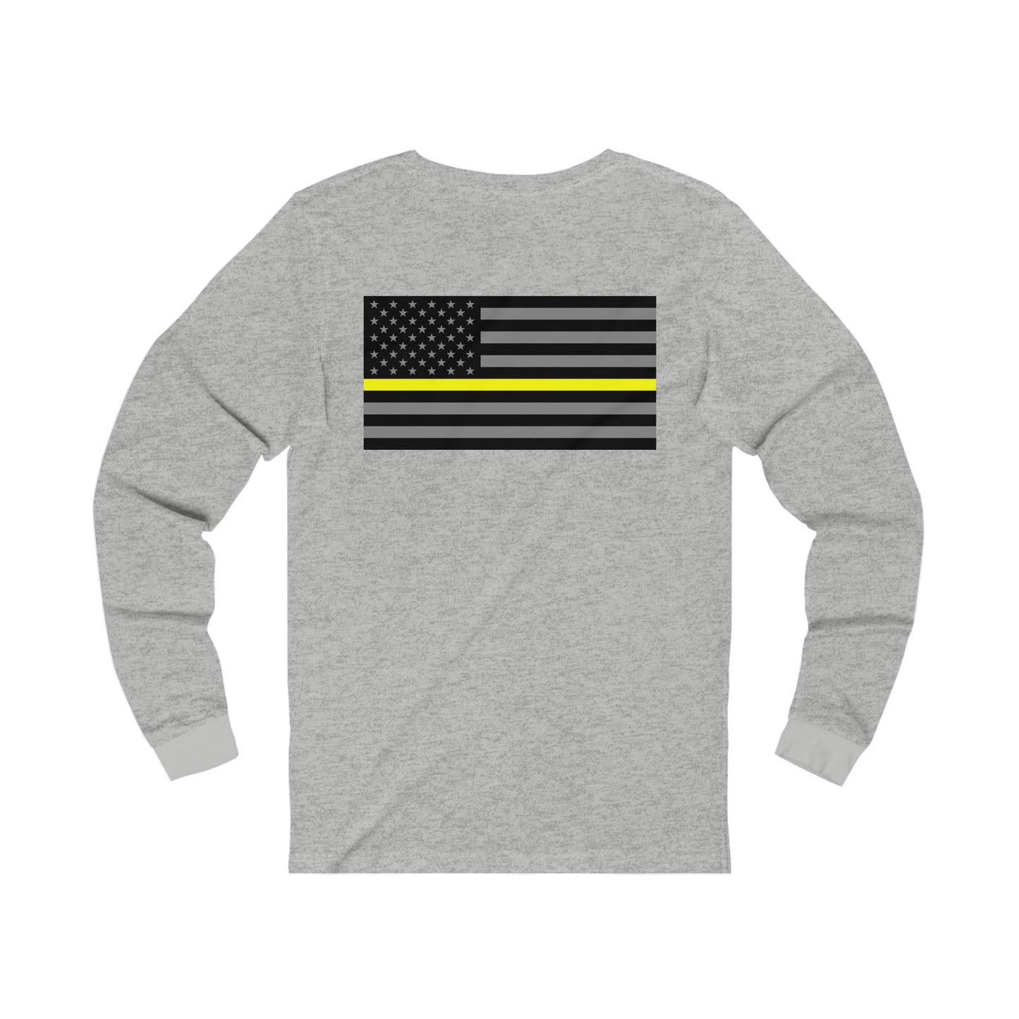 Never Forget Collection (Thin Yellow Line) - Unisex Jersey Long Sleeve Tee