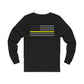 Never Forget Collection (Thin Yellow Line) - Unisex Jersey Long Sleeve Tee