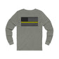 Never Forget Collection (Thin Yellow Line) - Unisex Jersey Long Sleeve Tee