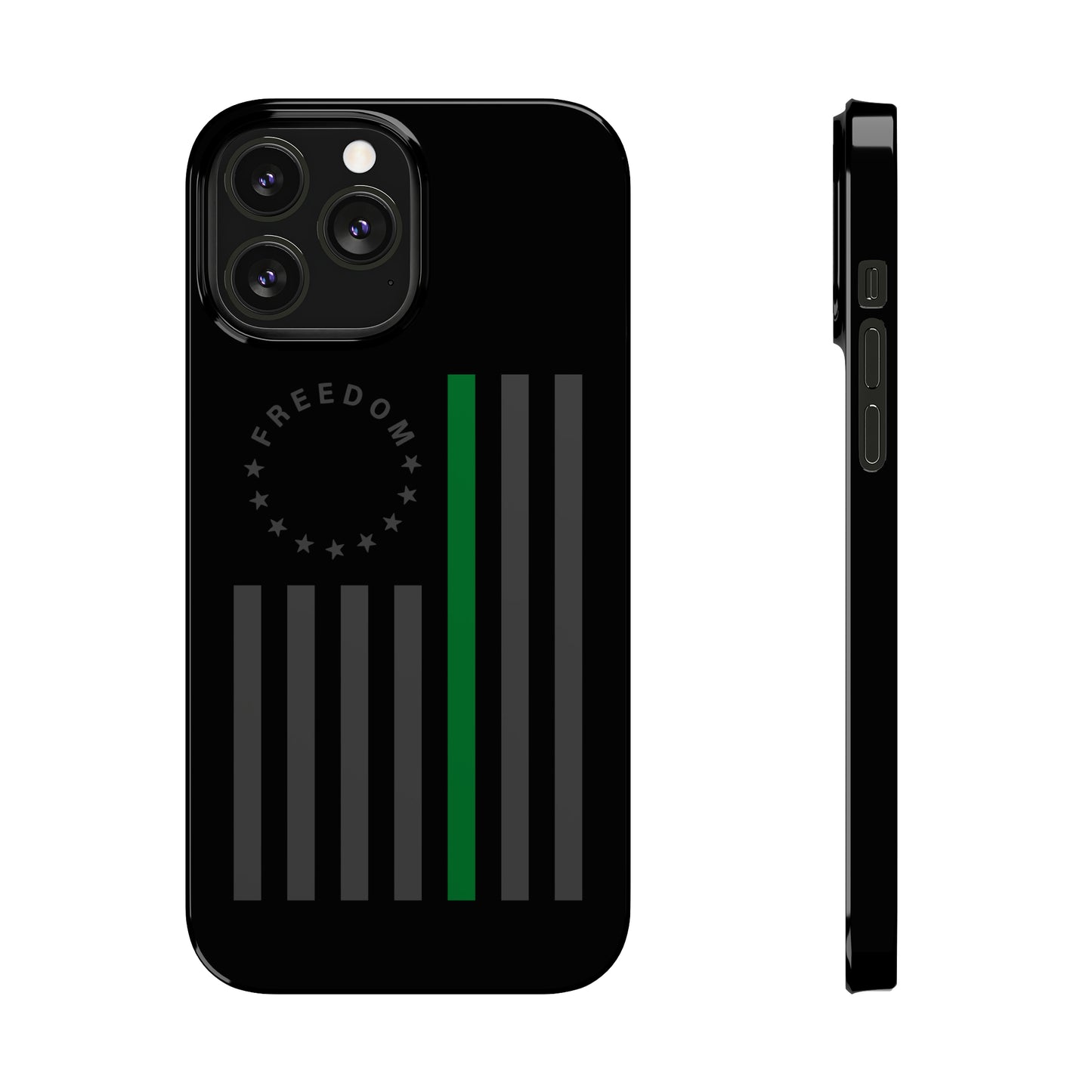 Freedom Collection - (Thin Green Line) - iPhone Cases