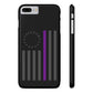 Freedom Collection - (Thin Purple Line) - iPhone Cases