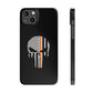 American Punisher Collection (Thin Orange Line) - iPhone Cases