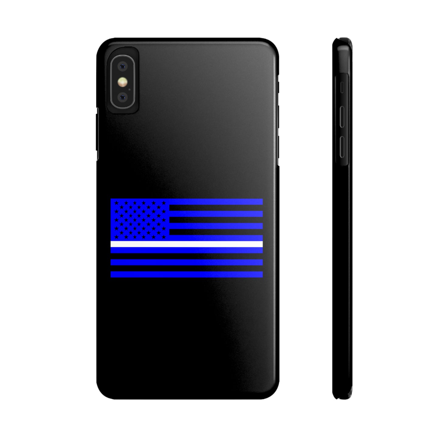 Standard Collection (Thin White & Blue Line) - iPhone Cases