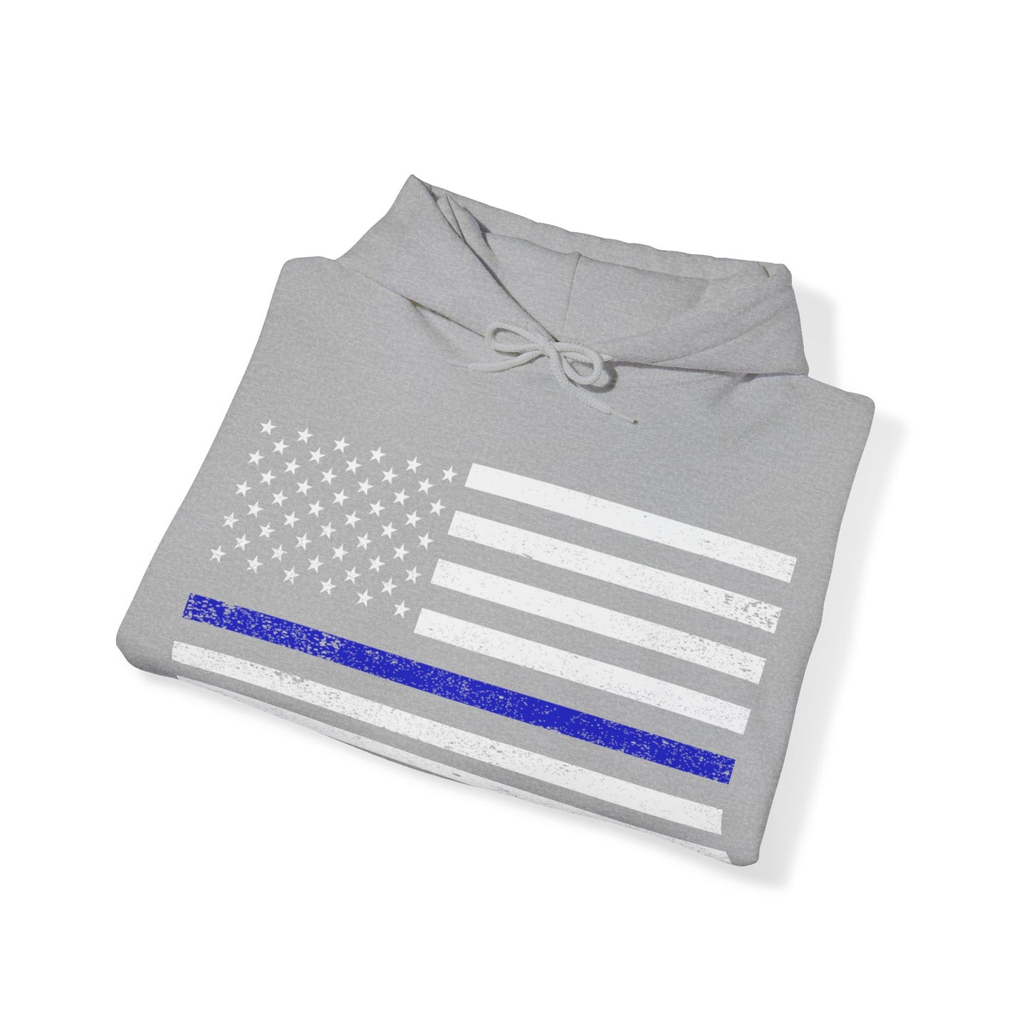 Warrior Collection (Thin Blue Line) - Unisex Heavy Blend™ Hooded Sweatshirt