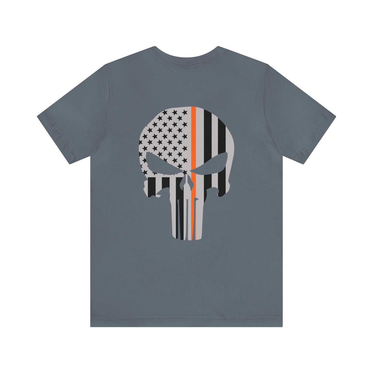 American Punisher Collection (Thin Orange Line) - Unisex Fuser T-shirt