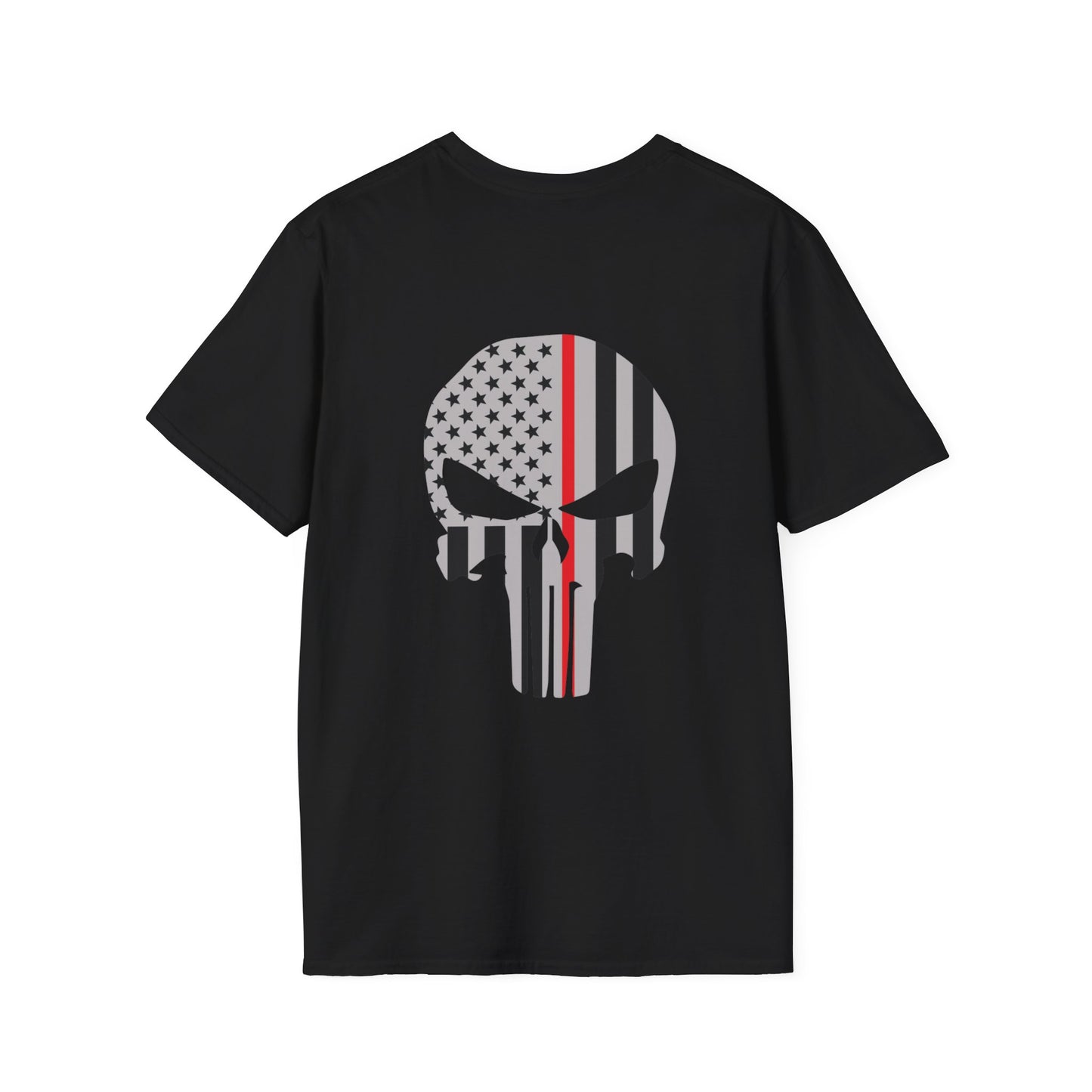 American Punisher Collection (Thin Red Line) - Unisex Softstyle T-Shirt