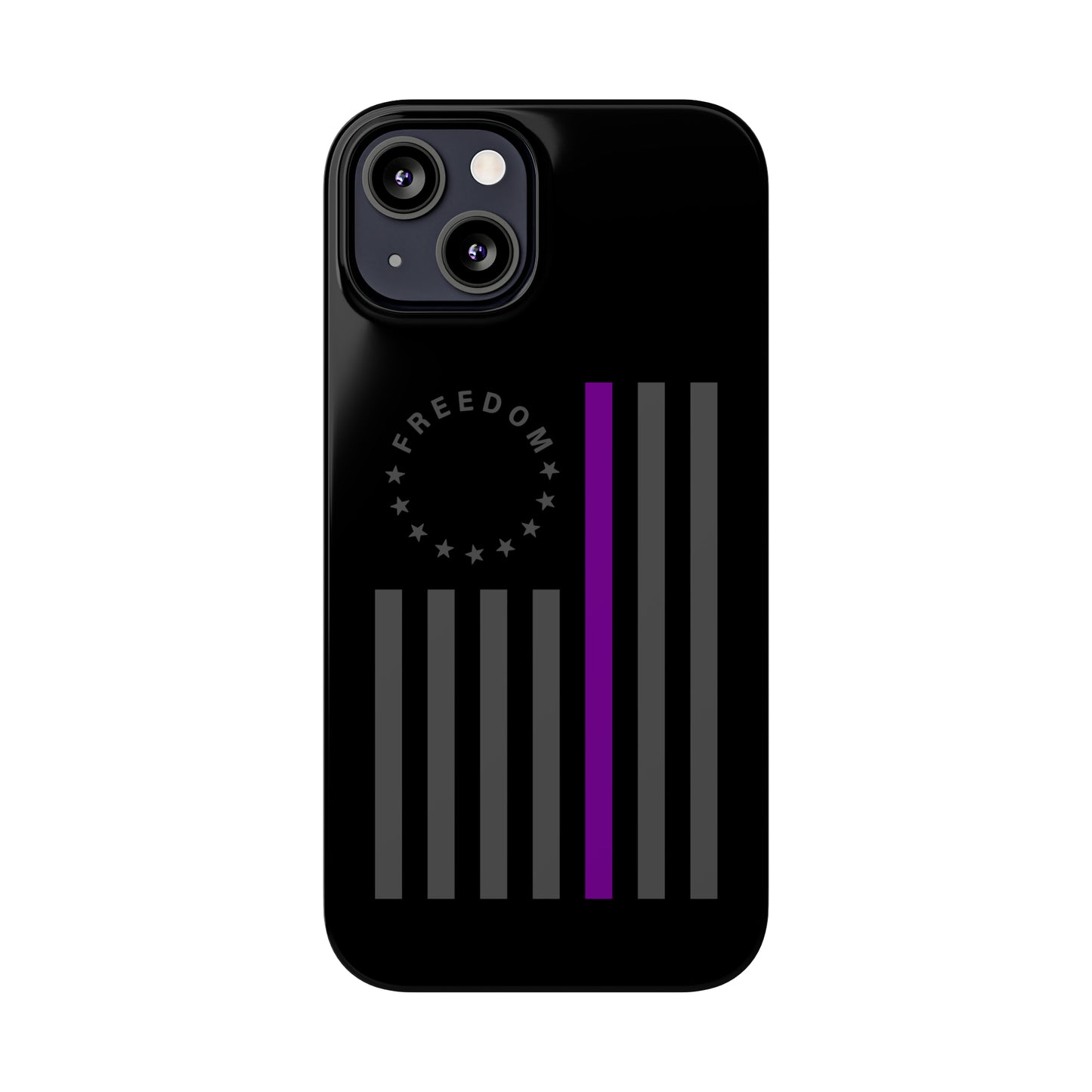 Freedom Collection - (Thin Purple Line) - iPhone Cases