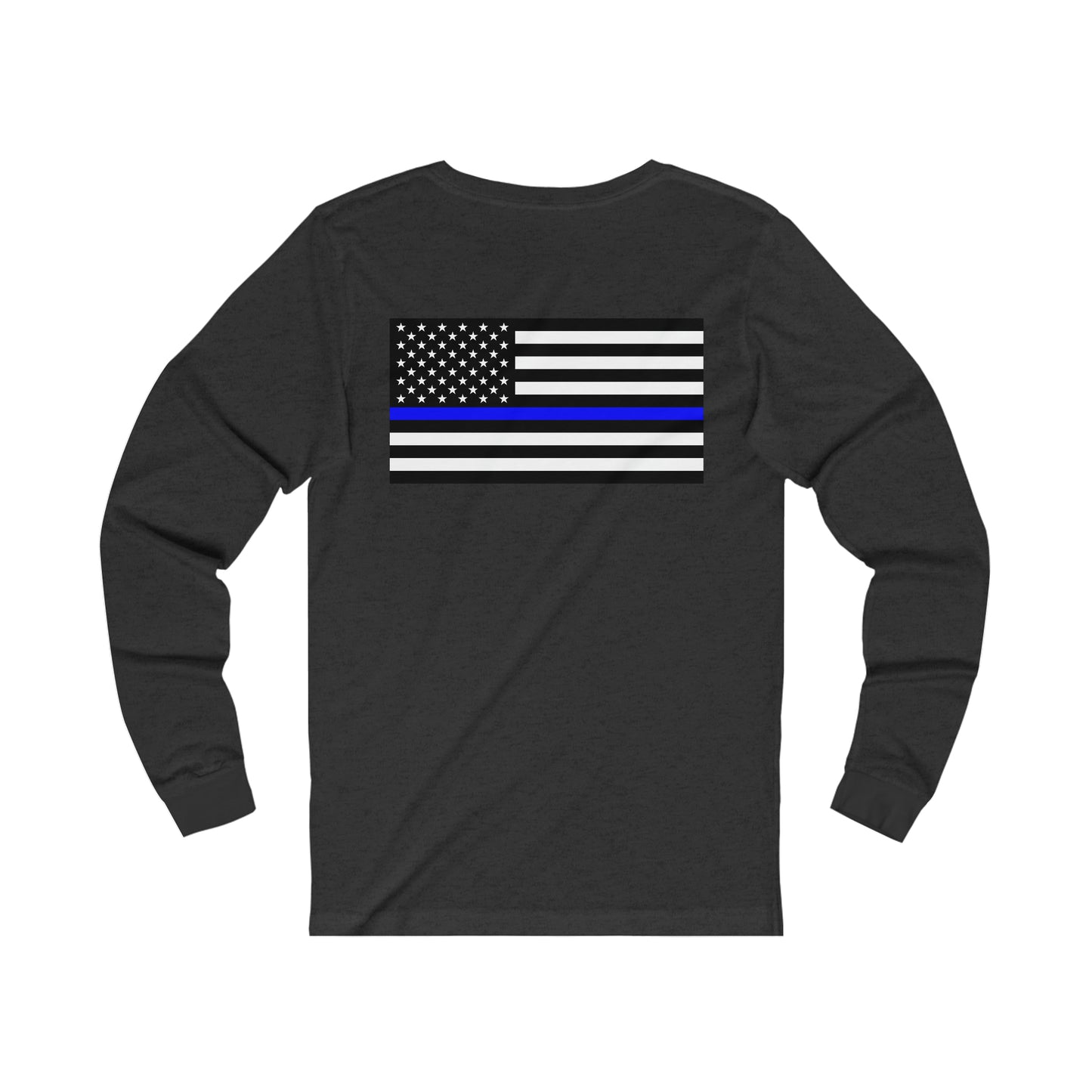 Standard Collection (Thin Blue Line) - Unisex Jersey Long Sleeve Tee