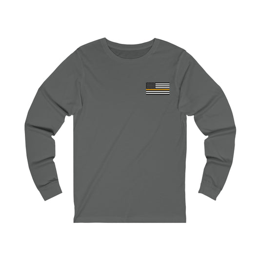 Standard Collection (Thin Orange Line) - Unisex Jersey Long Sleeve Tee