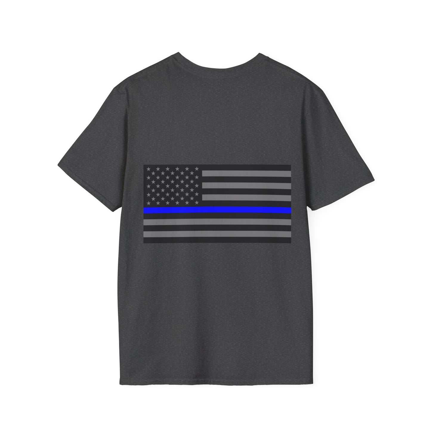 Never Forget Collection (Thin Blue Line) - Unisex Softstyle T-Shirt