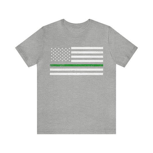 Warrior Collection (Thin Green Line) - Unisex Jersey Short Sleeve Tee