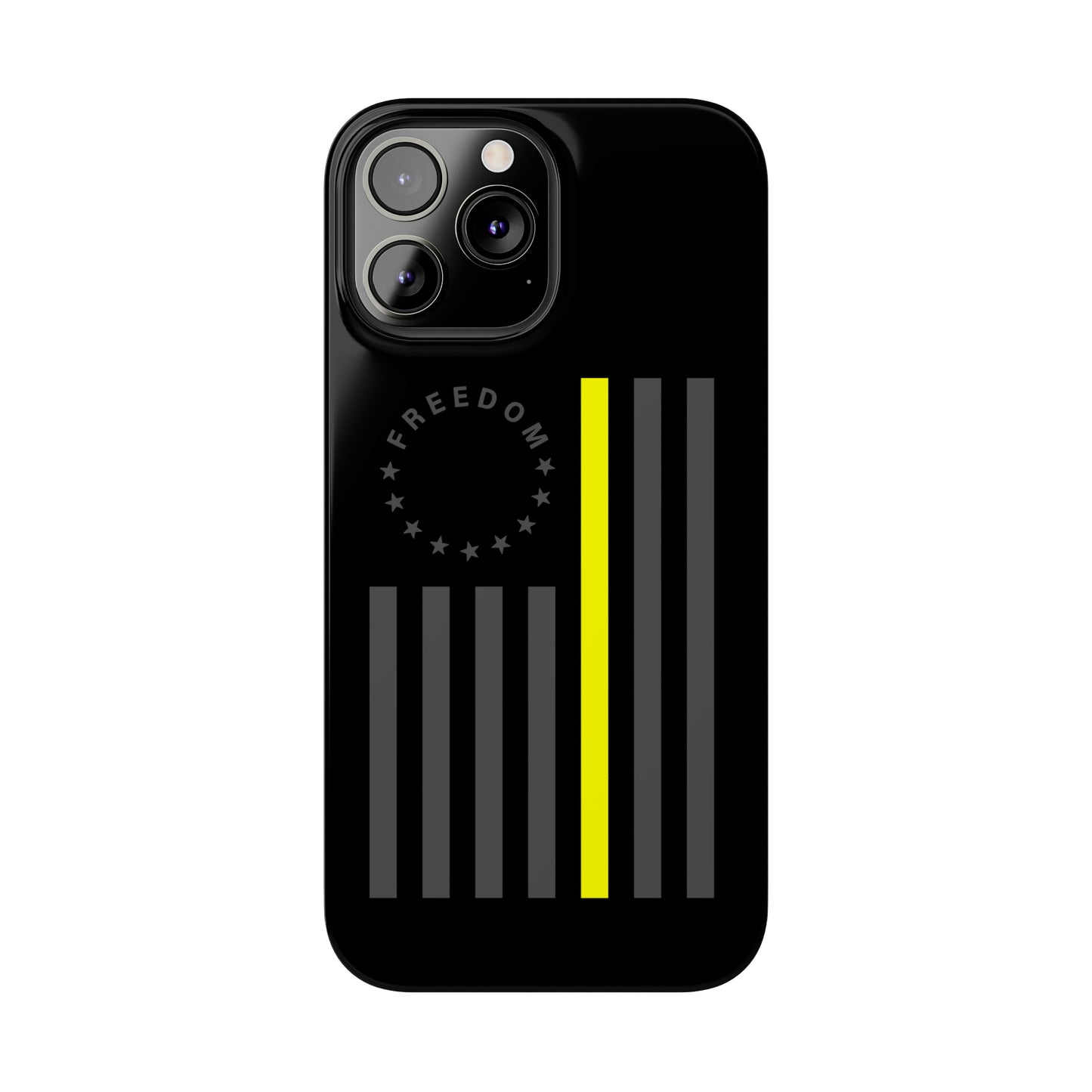 Freedom Collection - (Thin Yellow Line) - iPhone Cases