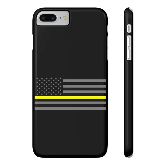 Never Forget Collection (Thin Yellow Line) - iPhone Cases