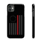 Freedom Collection - (Thin Red Line) - iPhone Cases