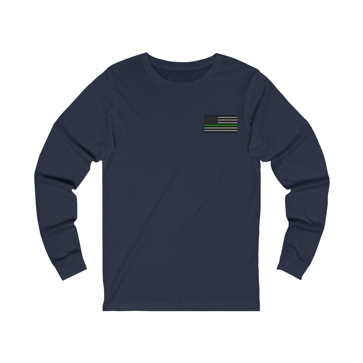 Never Forget Collection (Thin Green Line) - Unisex Jersey Long Sleeve Tee