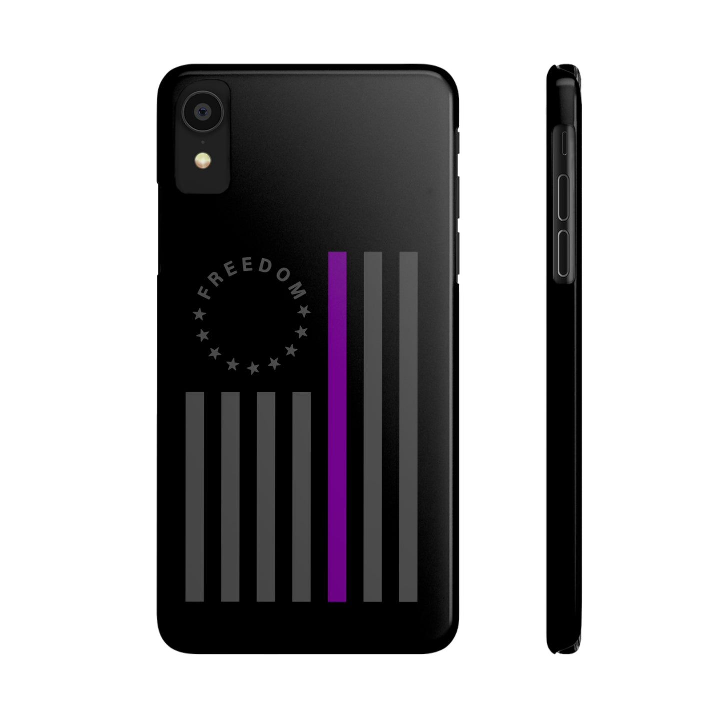 Freedom Collection - (Thin Purple Line) - iPhone Cases