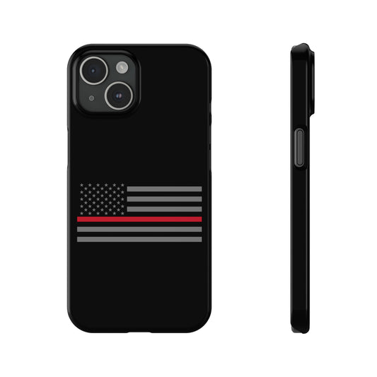 Never Forget Collection (Thin Red Line) - iPhone Cases