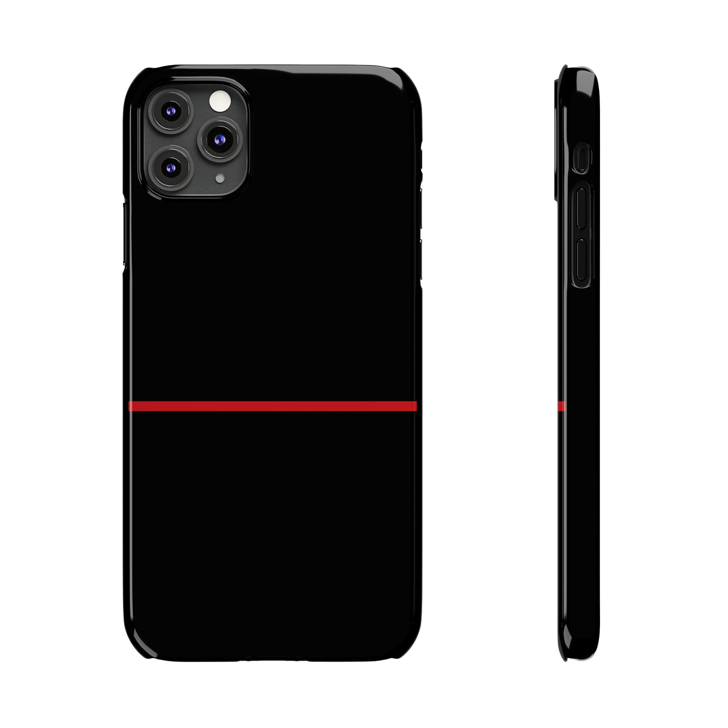 Thin Line Collection (Thin Red Line) - iPhone Cases